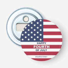 Texto Personalizado do dia 4 de julho do USA Flag 