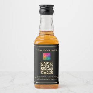 Texto personalizado do logotipo Código QR Simples 