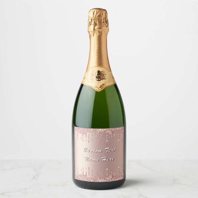 Texto Personalizado do Rótulo do Vinho Espumante c (Frente)