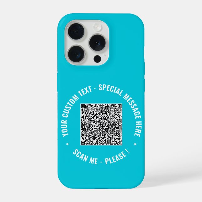 Texto personalizado do seu código QR e capas de ip (Verso)