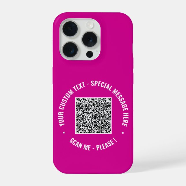 Texto personalizado do seu código QR e capas de ip (Verso)