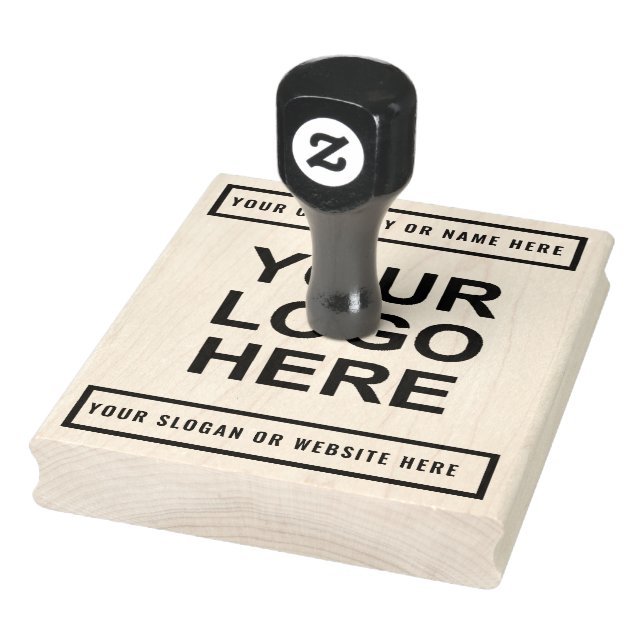 Texto personalizado Logotipo comercial Carimbo de  (Carimbo)