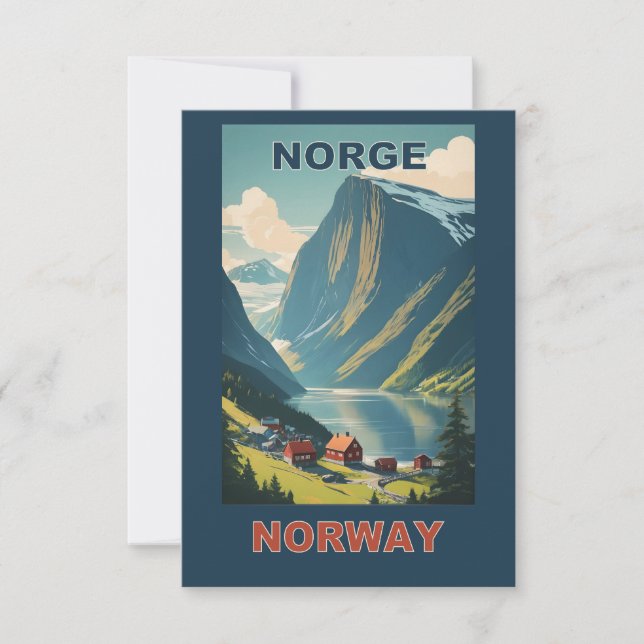 Texto personalizado Noruega (Frente)