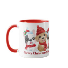 Texto personalizado Puppies canecas