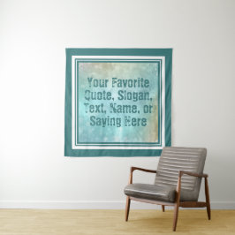 Texto personalizado Tapeçaria do Splash de Cores d