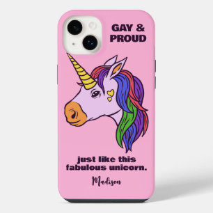 Texto Personalizado Unicórnio Gay