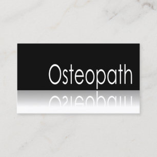 Texto reflexivo - osteopata - cartão de visita