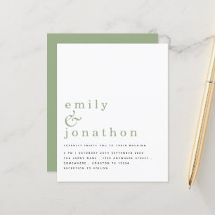 Texto Simples do Orçamento Sábio Verde Convite par