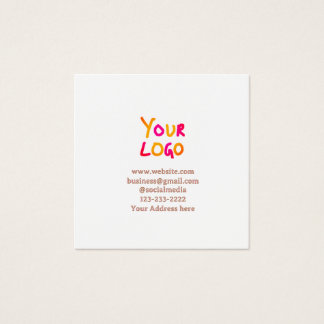 texto simples mínimo adicione seu logotipo/design