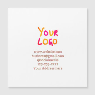 texto simples mínimo adicione seu logotipo/design