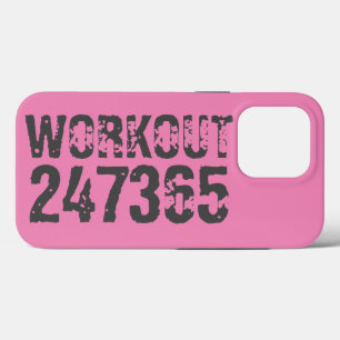 Texto vestido e arranhado Workout 247365 rosa
