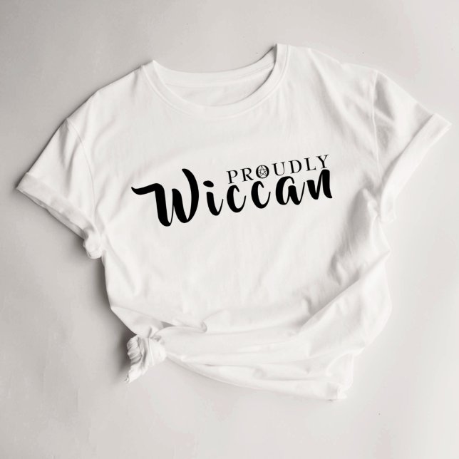 Texto Wiccan - Slogan T-Shirt White (Criador carregado)