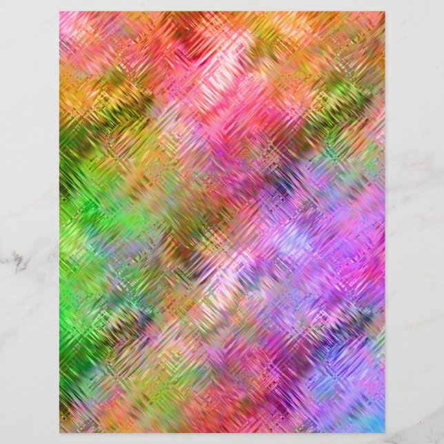 Textura colorido de vidro óptico (Frente)