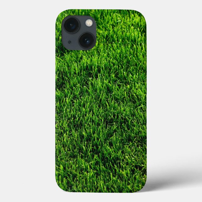 Textura da grama verde de um campo de futebol (Verso)
