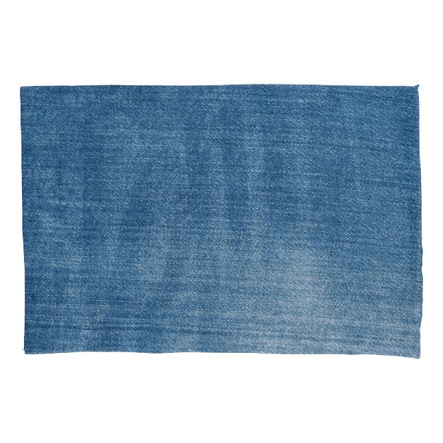 Textura de jeans de denim azul de fechamento (Frente)
