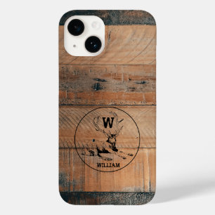 Textura de madeira russa personalizada e monograma