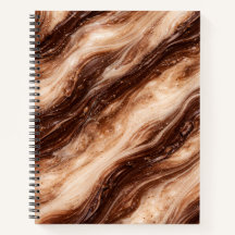 Textura de Mármore de Milkshake de Chocolate