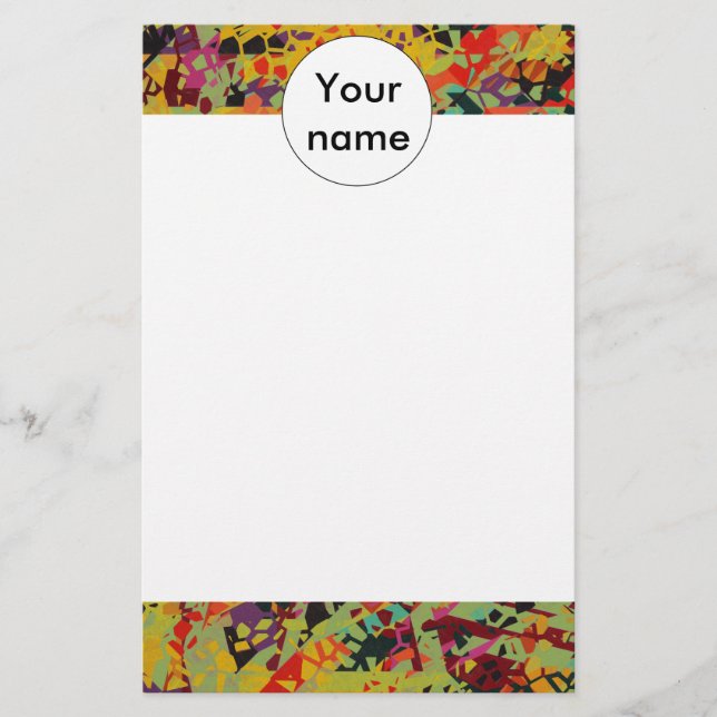 Textura de orifícios coloridos (Frente)