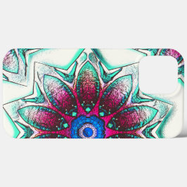 Textura floral de desenho de ciano metálico a tint