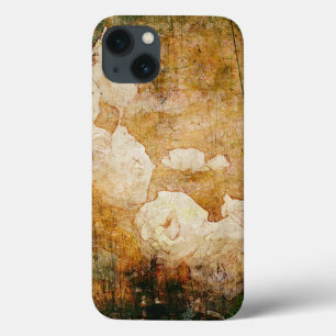 textura floral do fundo do vintage do grunge da