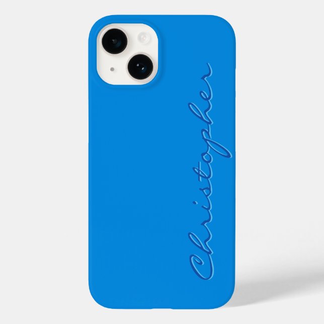 Textura radial azul personalizada 15 (Verso)