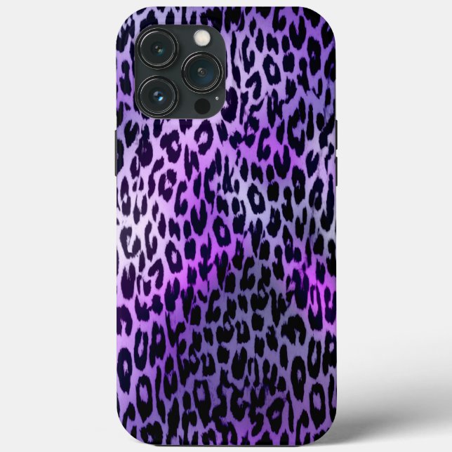 Textura retro de impressão em animais do leopardo (Verso)