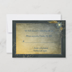 Textura RSVP do vintage