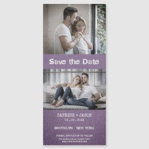 Textura Têxtil Roxa Envolvida Casal Romântico