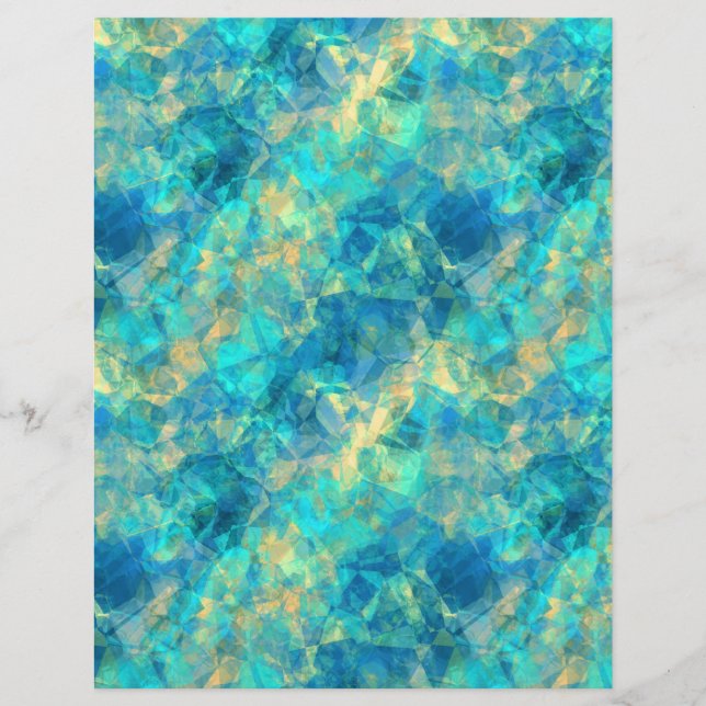 Textura turquesa amassada (Frente)