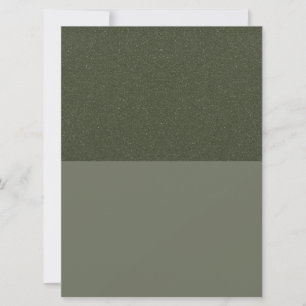 Textura Verde de Musgo Dividido Convite Personaliz