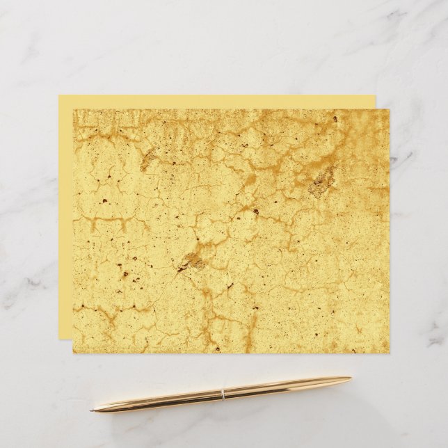 Textura Yellow Vintage - Antiguidade - Dissociação (Frente/Verso In Situ)