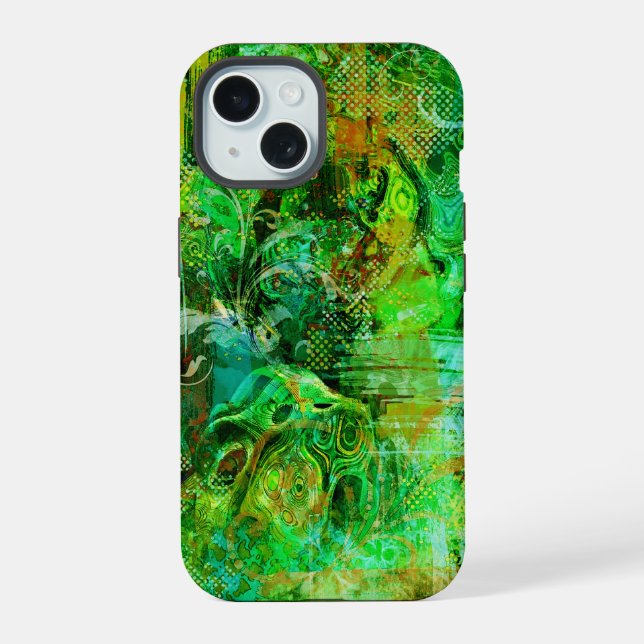 Texturas Verdes Itriciadas (Verso)