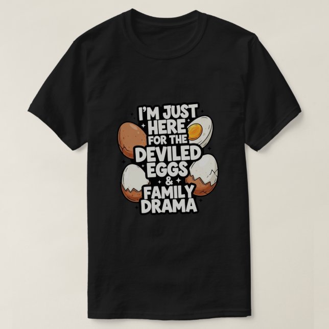Thanksgiving Basic Dark T-Shirt (Frente do Design)