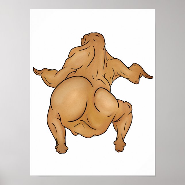 Thanksgiving Twerkey Poster (Frente)