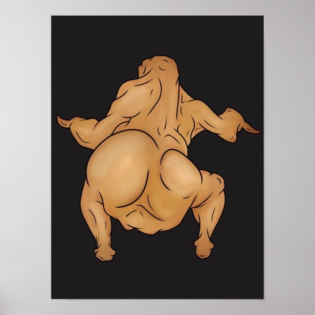 Thanksgiving Twerkey Poster (Frente)