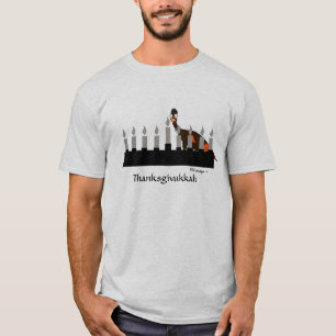 Thanksgivukkah Turquia e t-shirt de Menorah