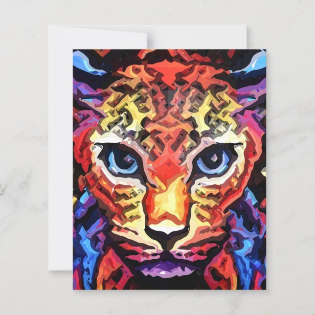 That Colorful Leopard Look Paper Sheet (Frente)