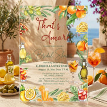 That's Amore Italian Citrus Cocktail Bridal Shower
