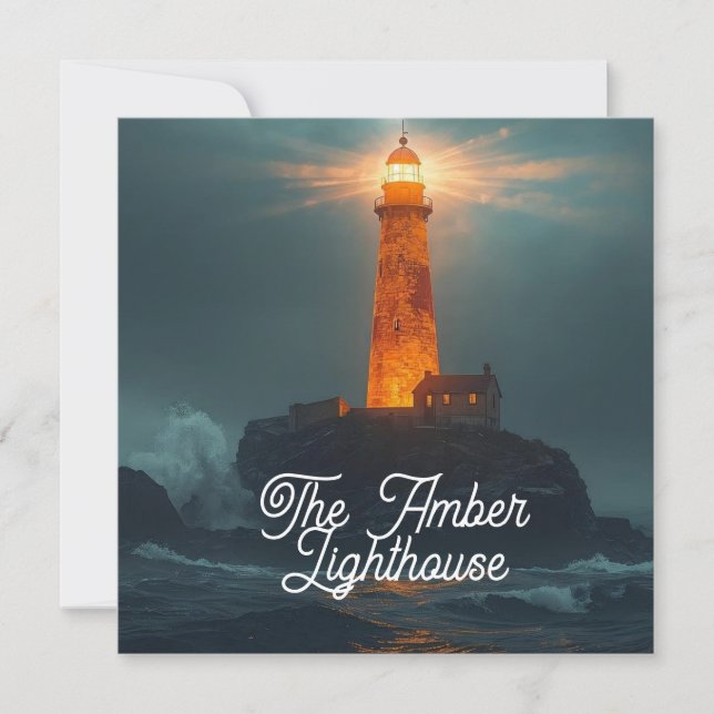 The Amber Lighthouse Card (Frente)