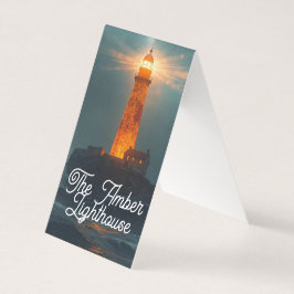 The Amber Lighthouse Card