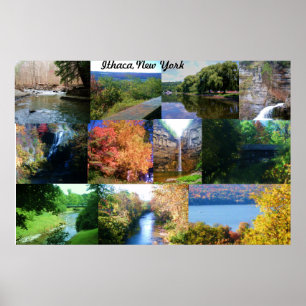 THE BEAUTY OF ITHACA, NEW YORK  poster