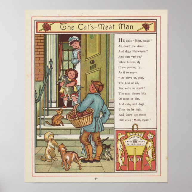 The Cat’s-Meat Man poster (Frente)