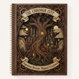 The Chronos City Steampunk Tree Wood Carved 