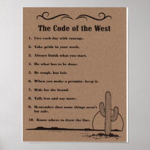 The Code of the West Poster