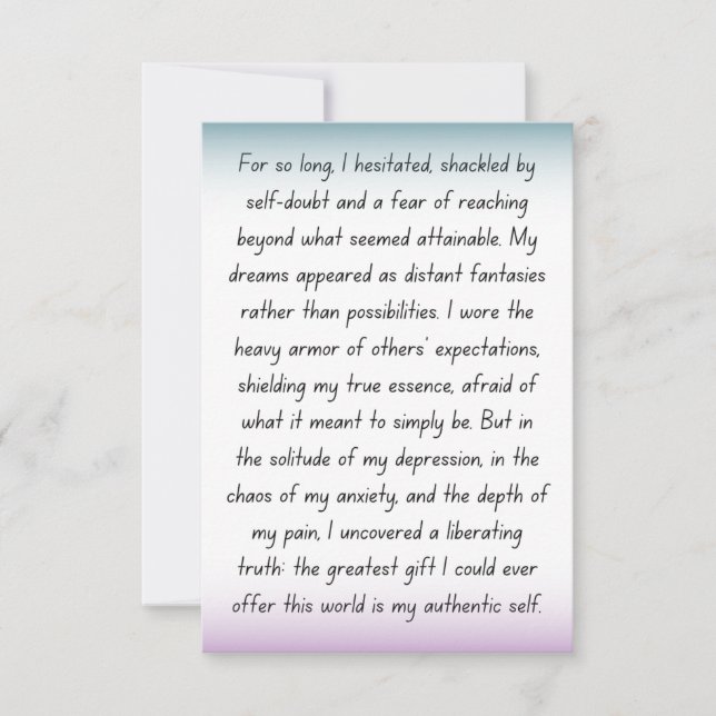 The Courage to Be (Frente)