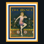 The Dance Magazine 1920 Art Deco Poster 16 x 20<br><div class="desc">Cobrir de Arte Deco para "The Dance Magazine",  anos 20. Poster medidas 16 x 20</div>