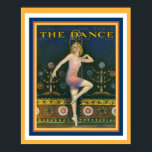 The Dance Magazine 1920 Art Deco Poster 16 x 20<br><div class="desc">Cobrir de Arte Deco para "The Dance Magazine",  anos 20. Poster medidas 16 x 20</div>