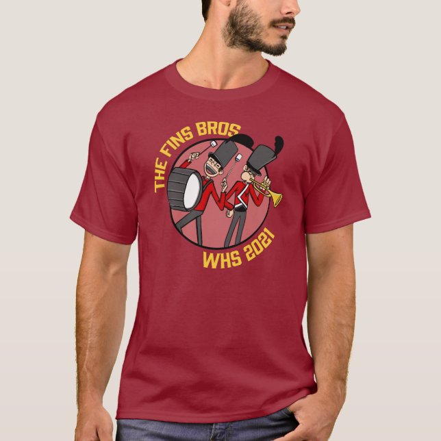 The Fins Bros WHS 2021 T-Shirt (Frente)