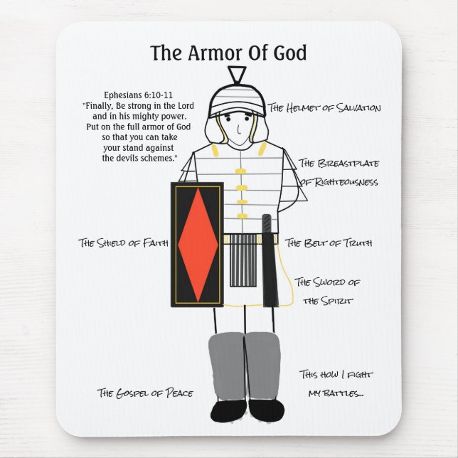 The Full Armor of God Mouse Pad (Frente)
