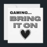 The Gamer Note Card<br><div class="desc">The Gamer - Flat Note Card      
Share the love for the game!</div>